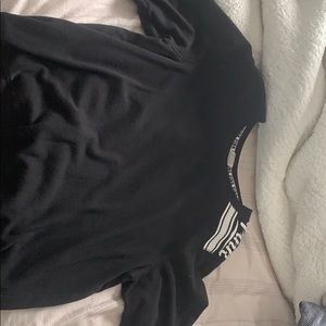 Black and white pink sweatshirt